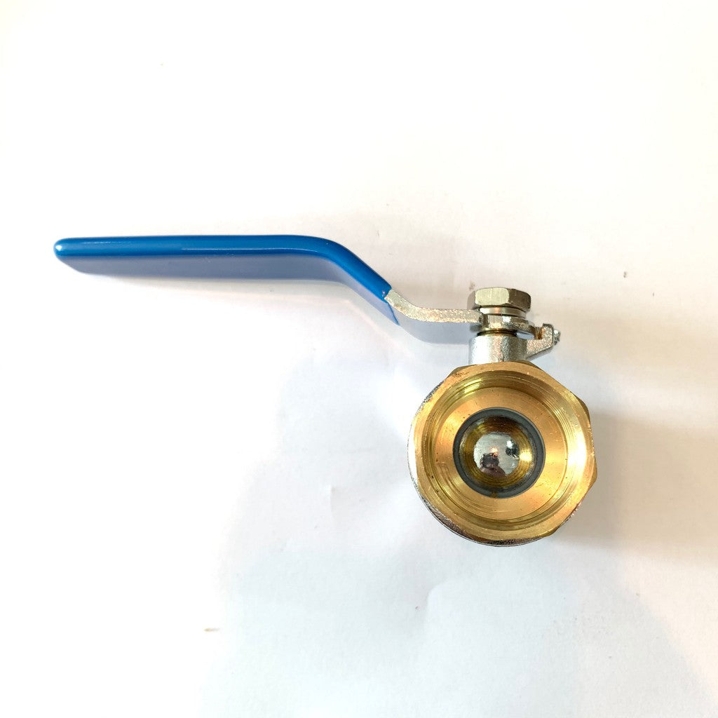 Copper Brass Ball Valves Female To Female Thread With Silicon Handle (1/2 inch) (3/4 inch)