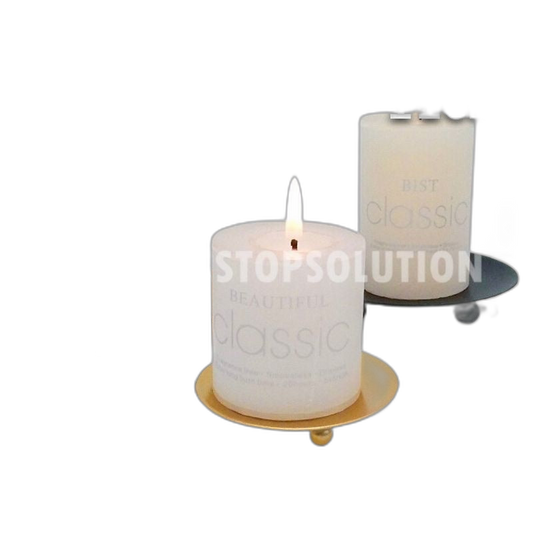 BIG Premium Metal Candle Holder Candle Tray Candlelight Home Decor Housewarming Wedding PEMEGANG LILIN