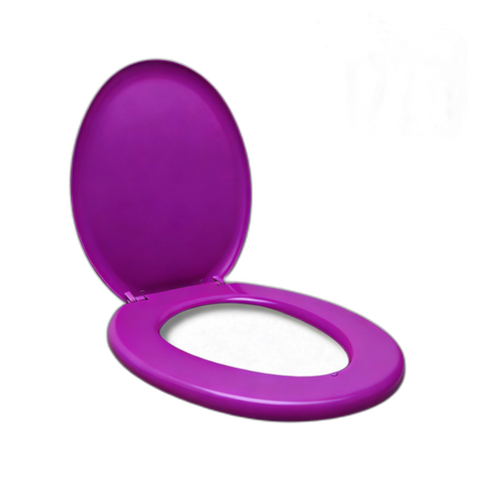 Toilet Seat Cover With Screw - Purple