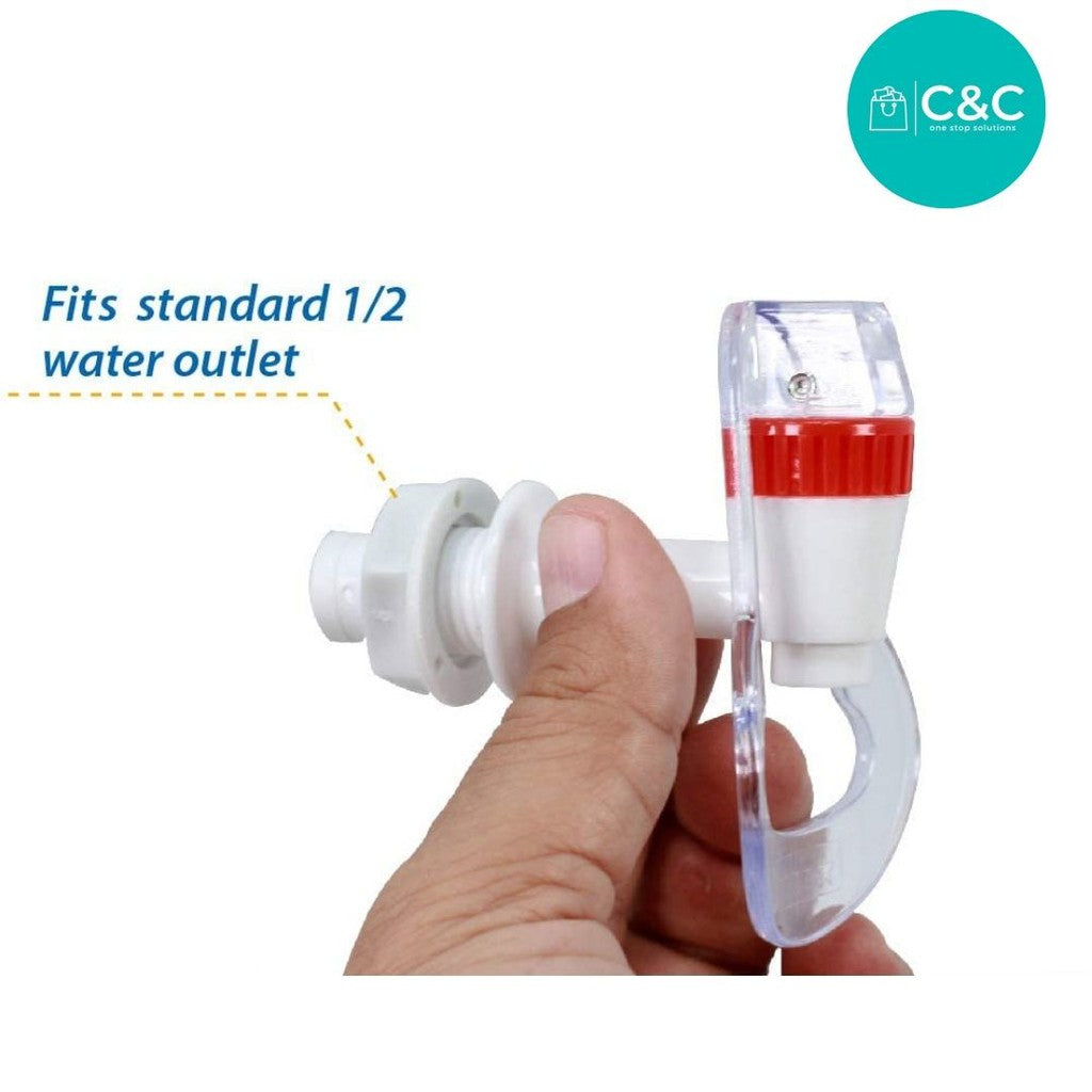 PVC Water Tap Replacement for Water Dispenser Jar Jug Berkas Tong Air Water Cooler Replacement Faucet Blue