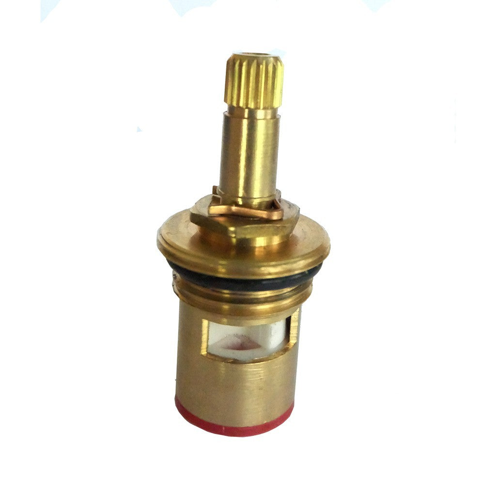 1/2 Inches Premium Quality Faucet Valve Replacement Brass Cartridge Water Tap Kitchen Faucet Sink Tap Basin Tap Quarter Turn