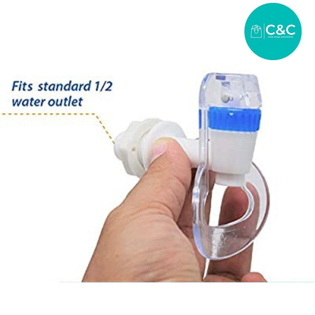 PVC Water Tap Replacement for Water Dispenser Jar Jug Berkas Tong Air Water Cooler Replacement Faucet Blue