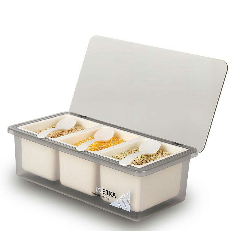 Seasoning Box Set For Kitchen Organizer Spice Jar Boxes Plastic Bottles Jars Storage Container Herb Spice Rack Tool