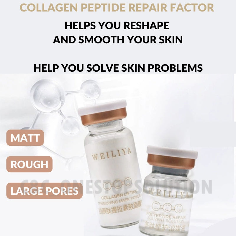 WEILIYA Collagen Lifting Tensioning Mask Powder combination Kombinasi Serbuk Topeng
