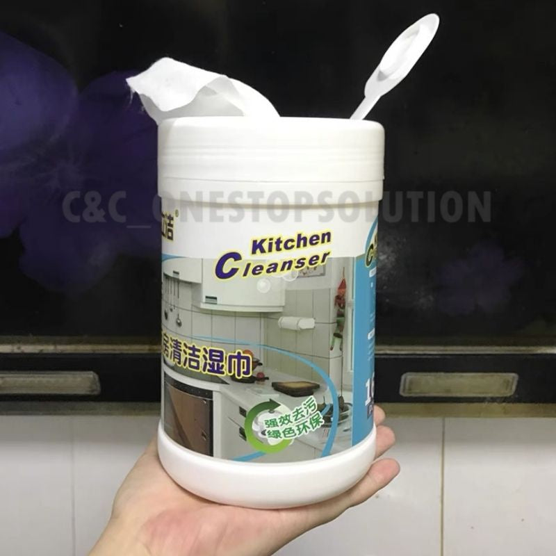 C&C 160 Sheets Kitchen Wipes Kitchen Use Wet Tissue Towel Kitchen Cleaning Wipes Kitchen Wet Wipes