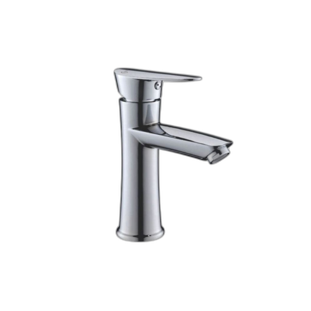 CAZURA PILLAR BASIN FAUCET SATIN FINISH ALLOY BASIN TAP