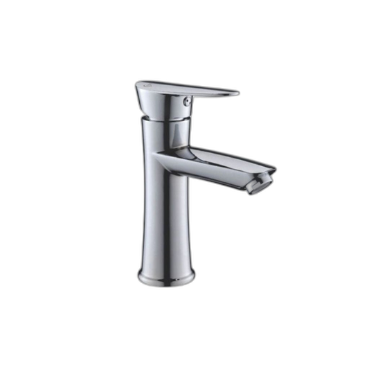 CAZURA PILLAR BASIN FAUCET SATIN FINISH ALLOY BASIN TAP