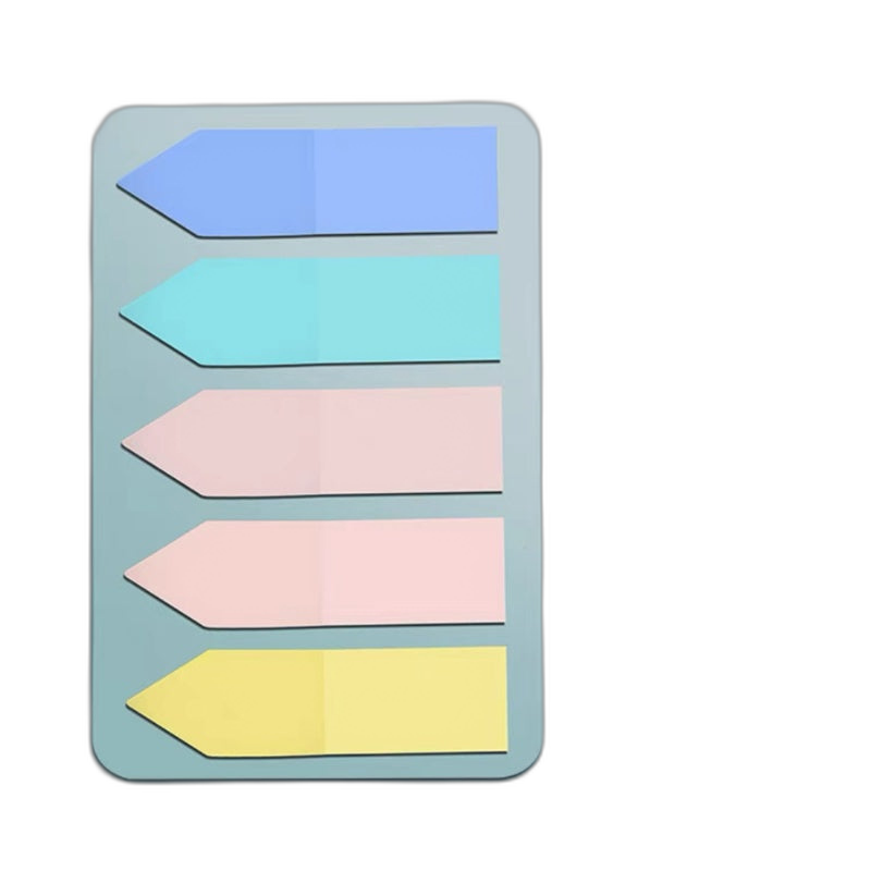 C&C 100pcs Colorful Sticky Note Memo Pad Lable Sticker Bookmarks Notepad School Office Stationery
