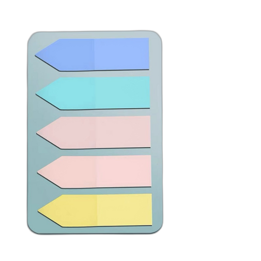 C&C 100pcs Colorful Sticky Note Memo Pad Lable Sticker Bookmarks Notepad School Office Stationery