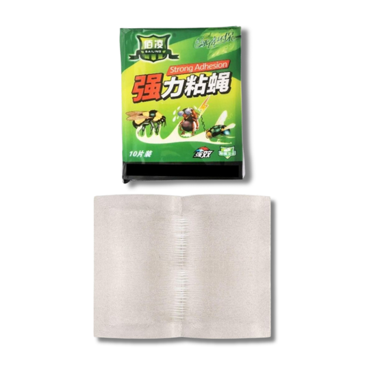 C&C 10pcs Fly Trap Pelekat Lalat Gam Lalat  Buku Lalat  Flies Trap Fly Lure