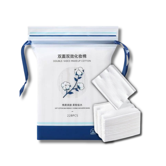 C&C 228pcs Cotton Pad Facial Cosmetic Remover Nail Polish Remover Make up Cleansing Cotton Pads Pad Kapas Muka