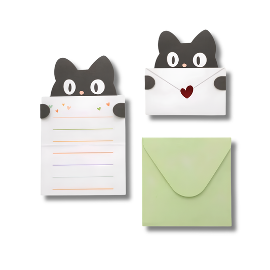 C&C 2in1 Cute Greeting Card Wishing Card Kids Birthday Party Kad Ucapan Comel Small Wish Card Creative Foldable