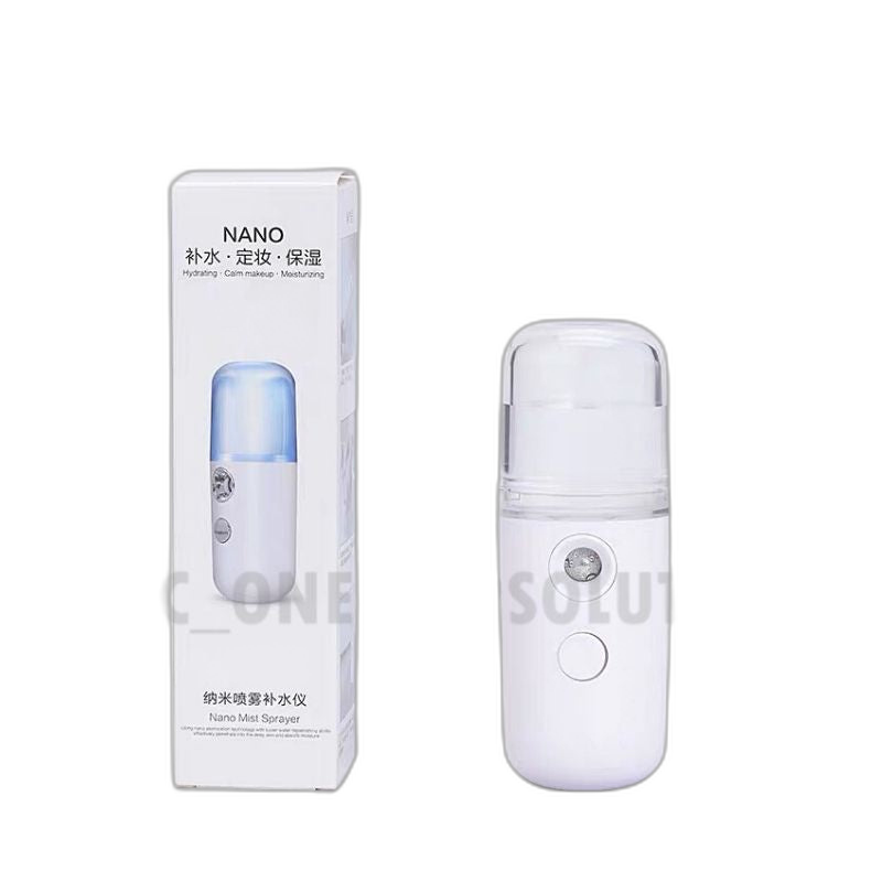 C&C 30ml Portable USB Sanitizer Spray Machine Nano Mist Spray Nano Spray Gun Alcohol Spray Face Mist Botol Sembur