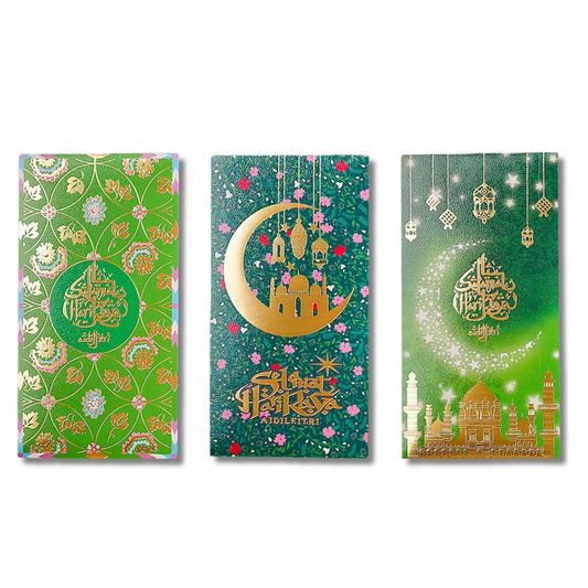 C&C 6pcs Sampul Duit Raya Premium 2026 / Raya Packet / Green Packet / Angpau Raya / Sampul Raya 2026 / Sampol Raya