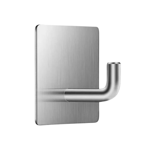 C&C Adhesive Stainless Steel Hook Kitchen Bathroom Bedroom Living Room Hook Cloths Hanger Organizer Without Nails