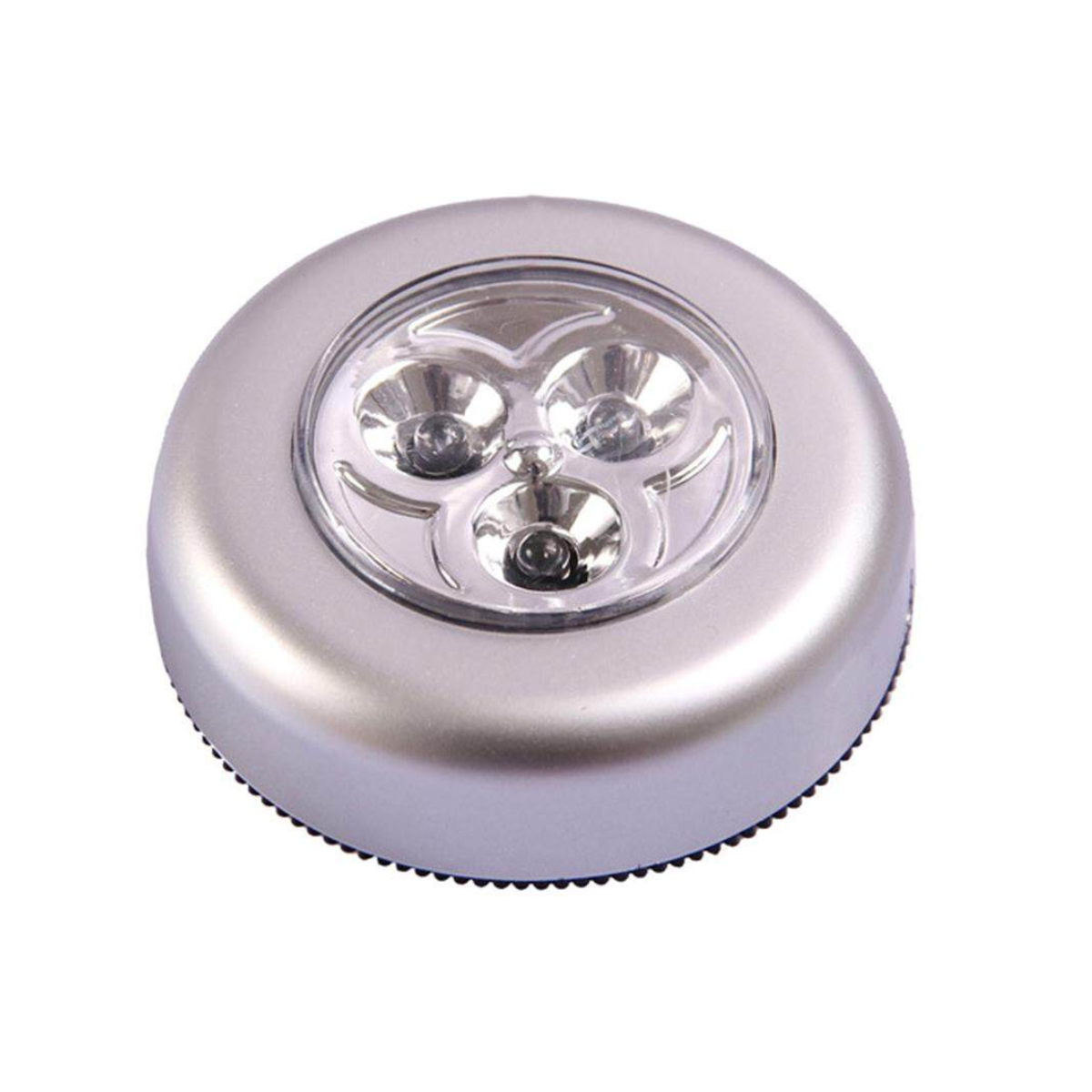 C&C Adhesive Stick Touch Lamp Wardrobe Cabinet Corridor Battery Powered LED Emergency Light Lampu Malam
