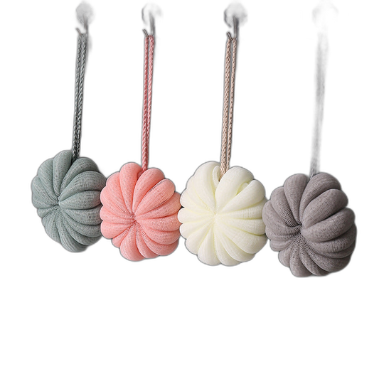 C&C Bath Ball Soft Mesh Bath Sponge Balls Buffer Shower Puff Body Exfoliate Wash Scrubbers