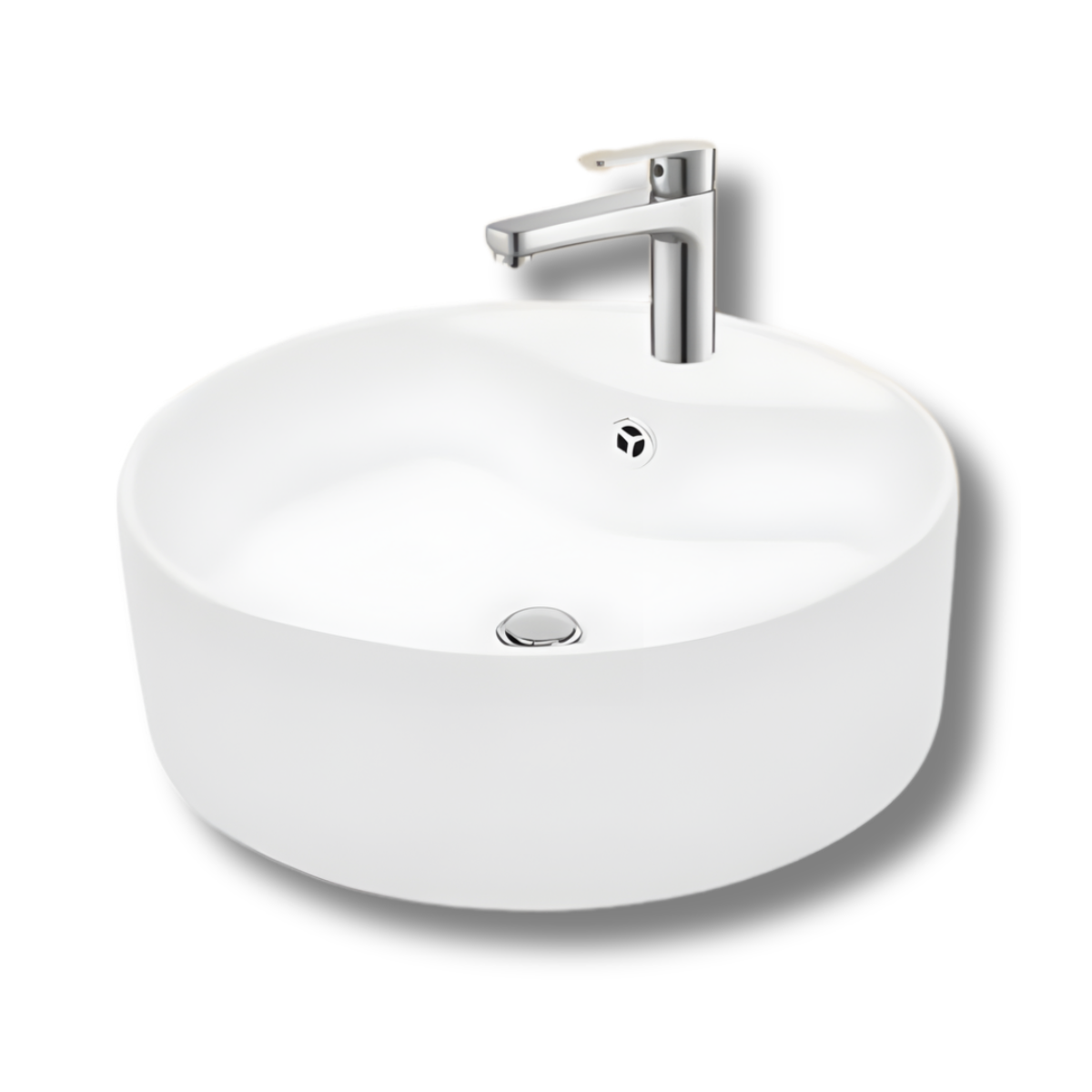 C&C Bathroom Ceramic Basin Countertop and Wall-Hung Basin Premium Polished Art Style Ceramic Basin Toilet Sink Basin