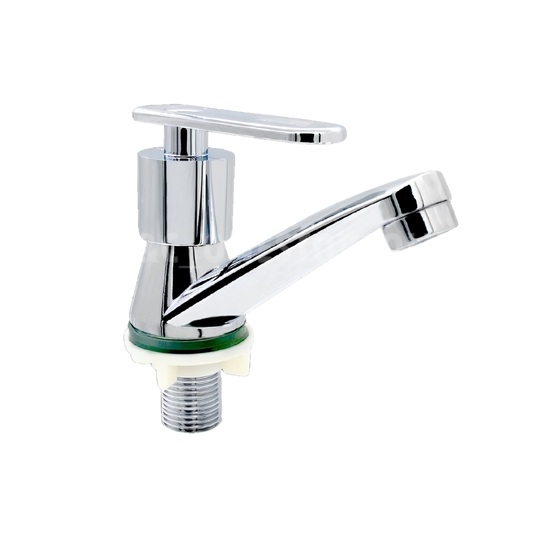 C&C Bathroom & Kitchen Water Tap Quarter Turn Basin Sink Water Tap Abs
