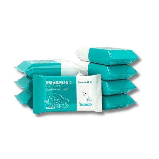 C&C Car glass Degreasing Film Wipes Remove Oil Film Cleaning Agent Net Windshield Decontamination Disposable Wipes