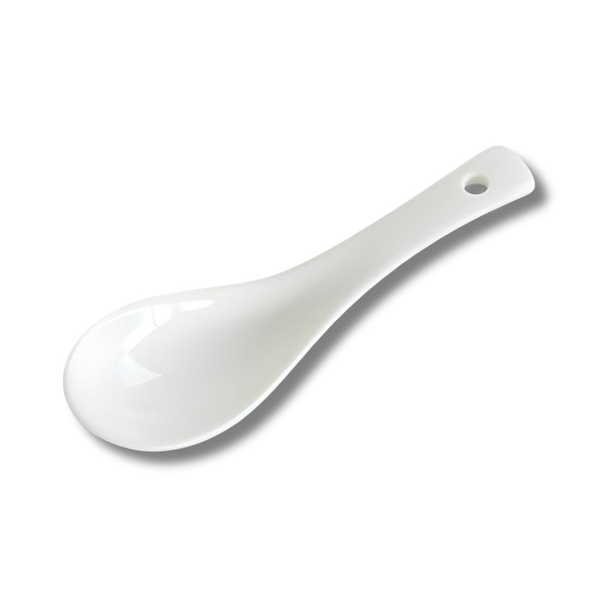 C&C Ceramic Soup Spoon Noodle Spoon Ramen Spoon Dessert Spoon Hotel Use White Porcelain Soup Spoon Sudu Seramik