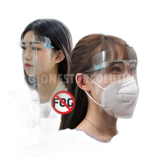 C&C Face Shield Anti Virus Face Protection Eye Protection Anti-saliva Extra Protection Anti Fog Anti Splash