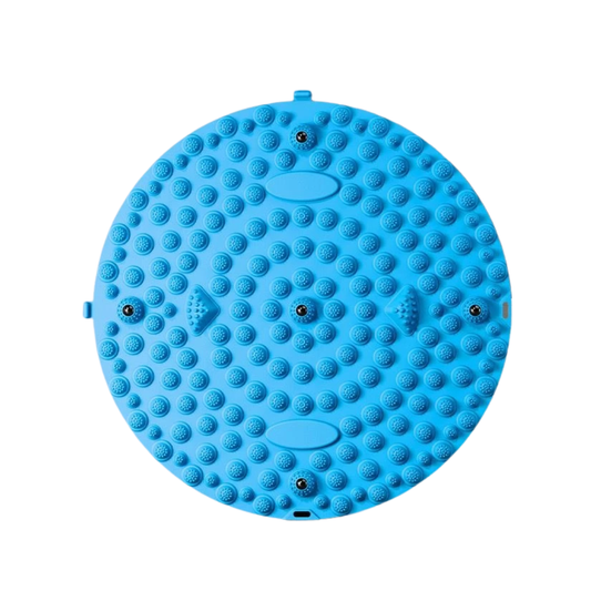 C&C Foot Massage Pad Magnetic Acupressure Mat Round Pressure Board Papan Urut Kaki Batu Pijak