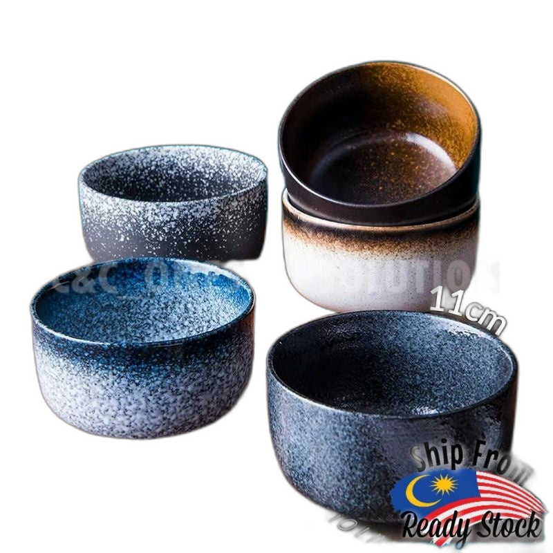 C&C Japanese Bowl Ceramic Tableware Japanese Tableware Home Restaurant Kiln Ceramic Rice Bowl Seramik Mangkuk