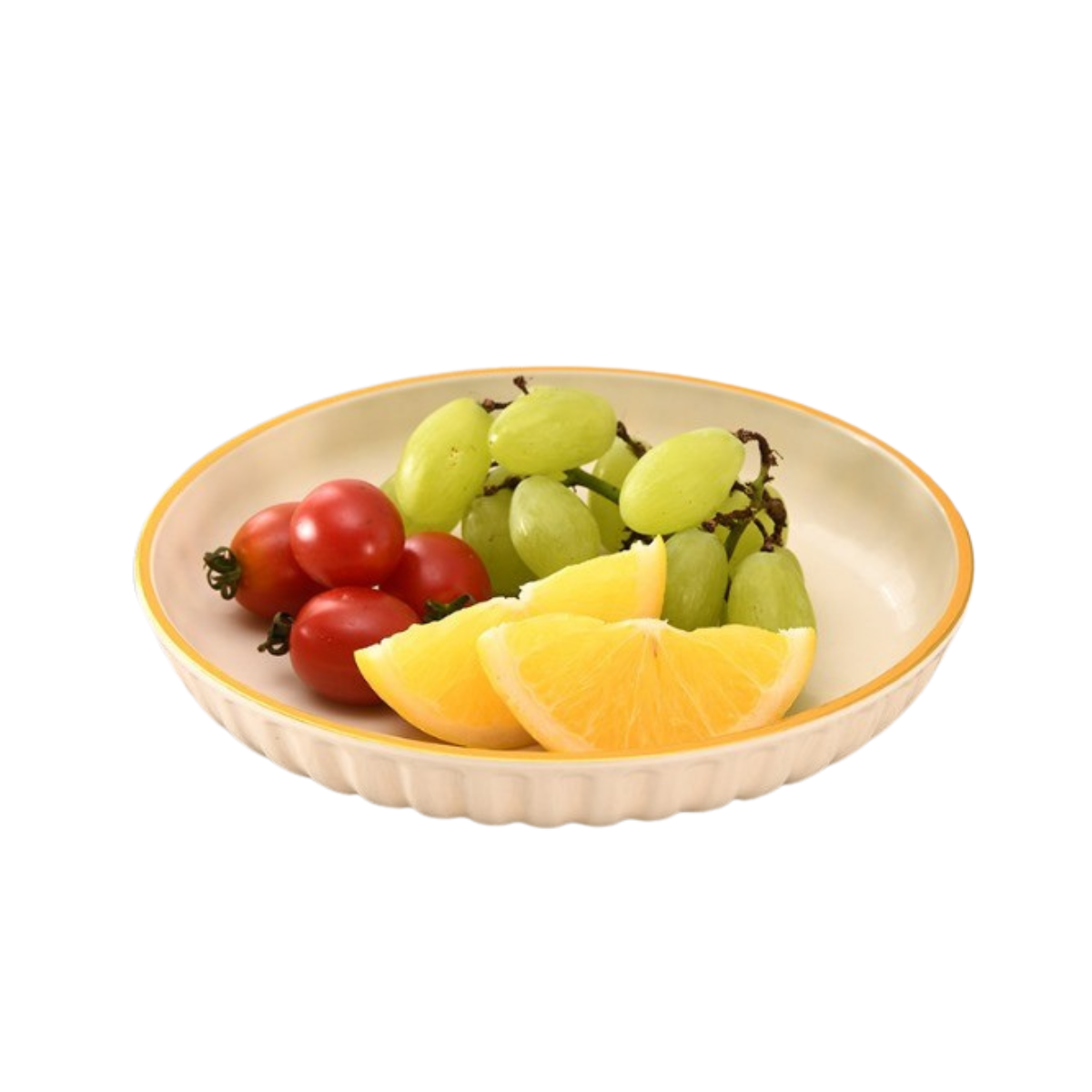 C&C Luxury Gold Reusable Plastic Plates Luxury Imitation Porcelain Tableware Pinggan Makan