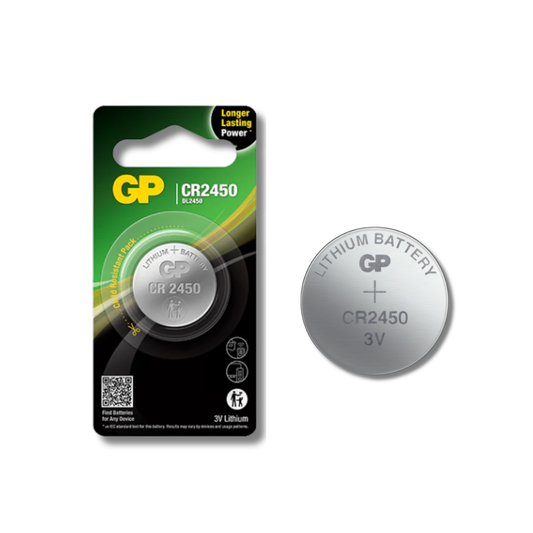 C&C GP CR2450 3V Lithium Battery Coin Cell Button Cell Alarm Gate Car Key Battery Cell
