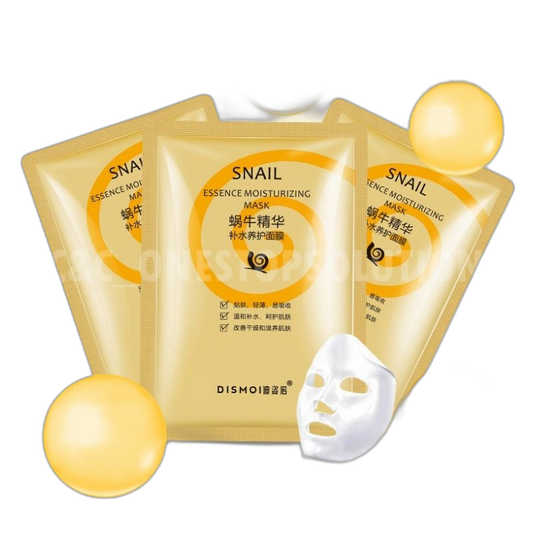 C&C Snail Moisturizing Facial Mask skincare Hydrating facial Mask topeng lembaran Smooth Wrinkle Mask Moisturizer