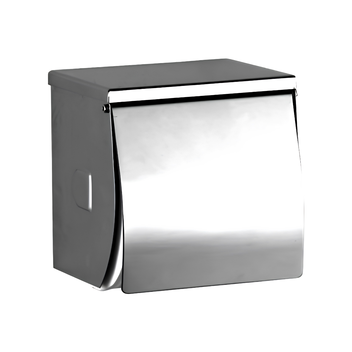 C&C Stainless Steel Wall-Mounted Bathroom Toilet Paper Holder with Fixing Screws Pemegang Kertas Tandas