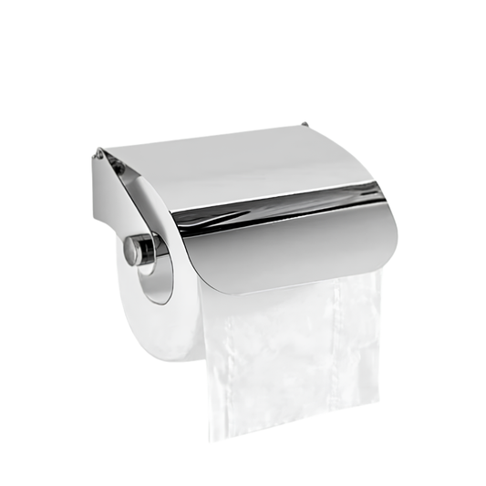 C&C Stainless Steel Wall-Mounted Toilet Paper Holder with Fixing Screws Pemegang Kertas Tandas