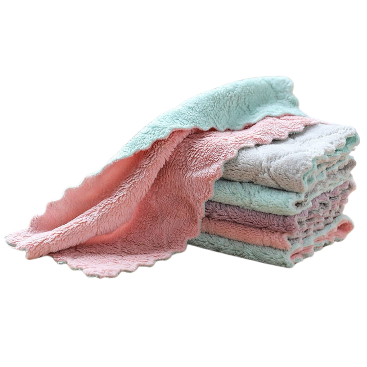 C&C Super Absorbent Dishwashing Towel Household Cleaning Towel Dish Cloth Microfiber kitchen Towel