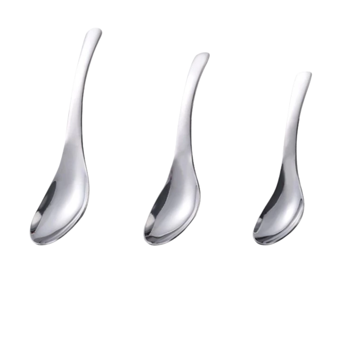 C&C SUS 304 Stainless Steel Spoon Thicken Dinner Spoon Table Spoon Dessert Spoon Tableware Cutlery Sudu Tebal Sudu Sup