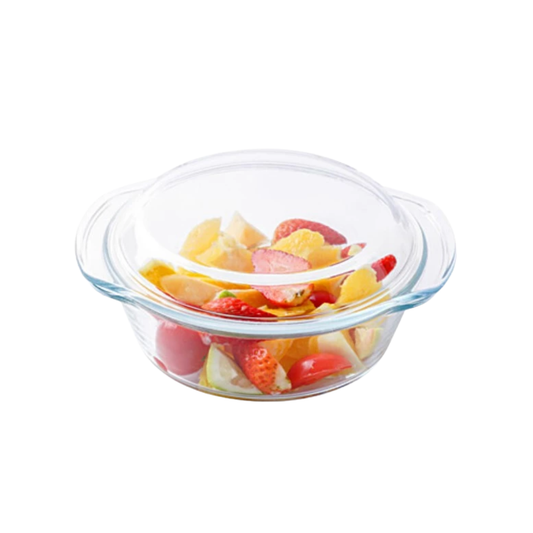 C&C Tempered Glass Bowl With Lid Salad Bowl Soup Bowl Instant Noodle Deep Bowl Rice Bowl Microwave Oven Heat-resistant