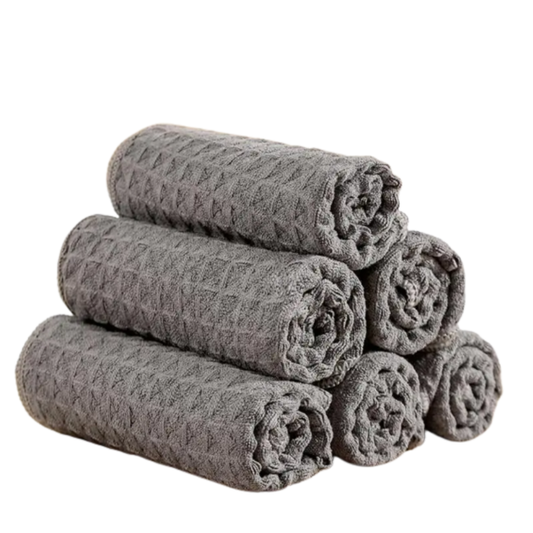 C&C Waffle Cloth Table Cleaning Dishwashing Cloth Microfiber Scouring Pad Absorbent Towel Tuala Serap Air