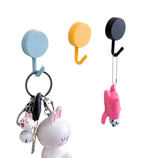 C&C Wall Hook Strong Adhesive Magic Hook / Cangkuk Dinding Kuat Pelekat Load-bearing Simple Paste Hook Cute Creative