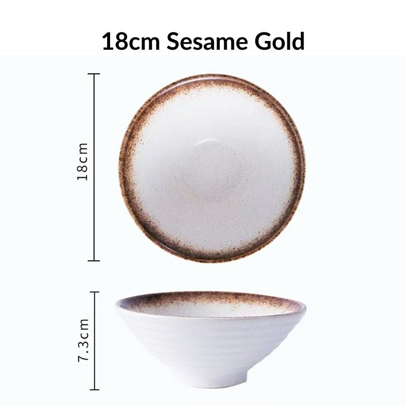 C&C Japanese Ramen Ceramic Bowl Tableware Japanese Tableware Home Restaurant Kiln Ceramic Rice Bowl Seramik Mangkuk