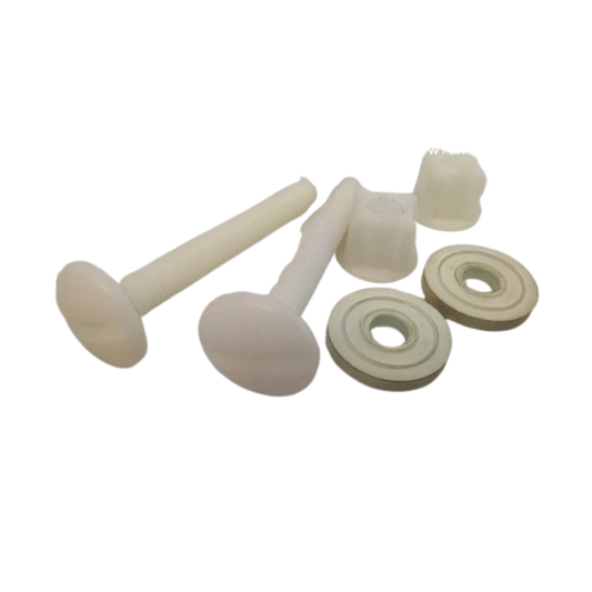 Cistern Tank Close Coupled Screw Toilet Seat Screws Replacement Plastic Toilet Seat Hinge Bolt Screws with Plastic Nuts
