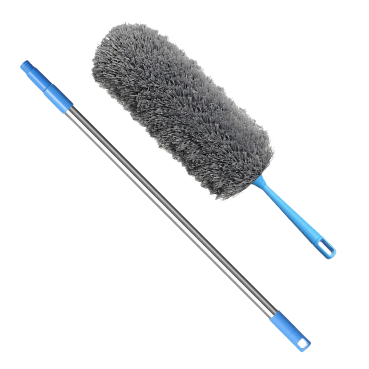 Curved Long-handle Duster Retractable Microfiber Cleaning Brush Flexible Washable Dust Cleaner pembersih habuk