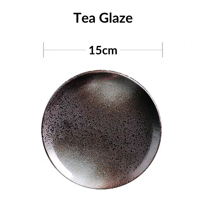 C&C Japanese Plate Ceramic Tableware Japanese Tableware Home Restaurant Kiln Ceramic Snack Plate Seramik Pinggan