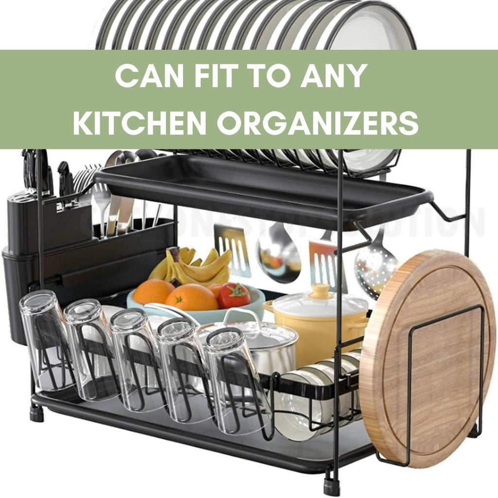 ADD ON Chopping Board Holder Letter Holder Hanging Design Detachable Board Holder Iron Storage Rack