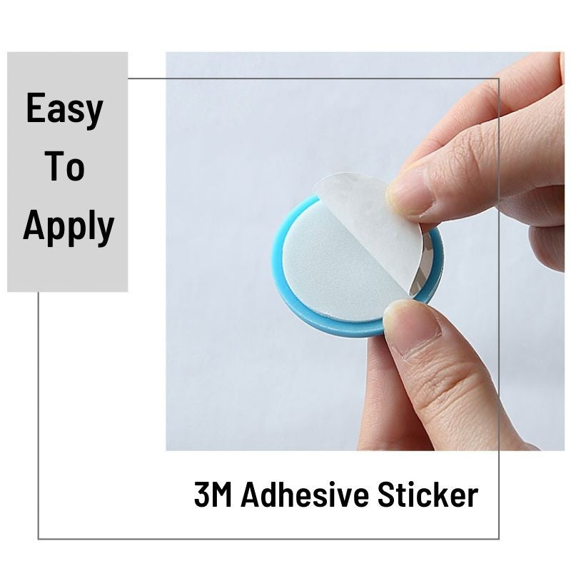 Adhesive Silicone Door Handle Bumper Pad Rubber Protector Door Handle Bumper Guard Stopper Multipupose Pelindung Dindin