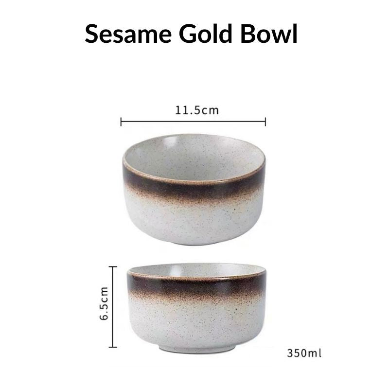 C&C Japanese Bowl Ceramic Tableware Japanese Tableware Home Restaurant Kiln Ceramic Rice Bowl Seramik Mangkuk