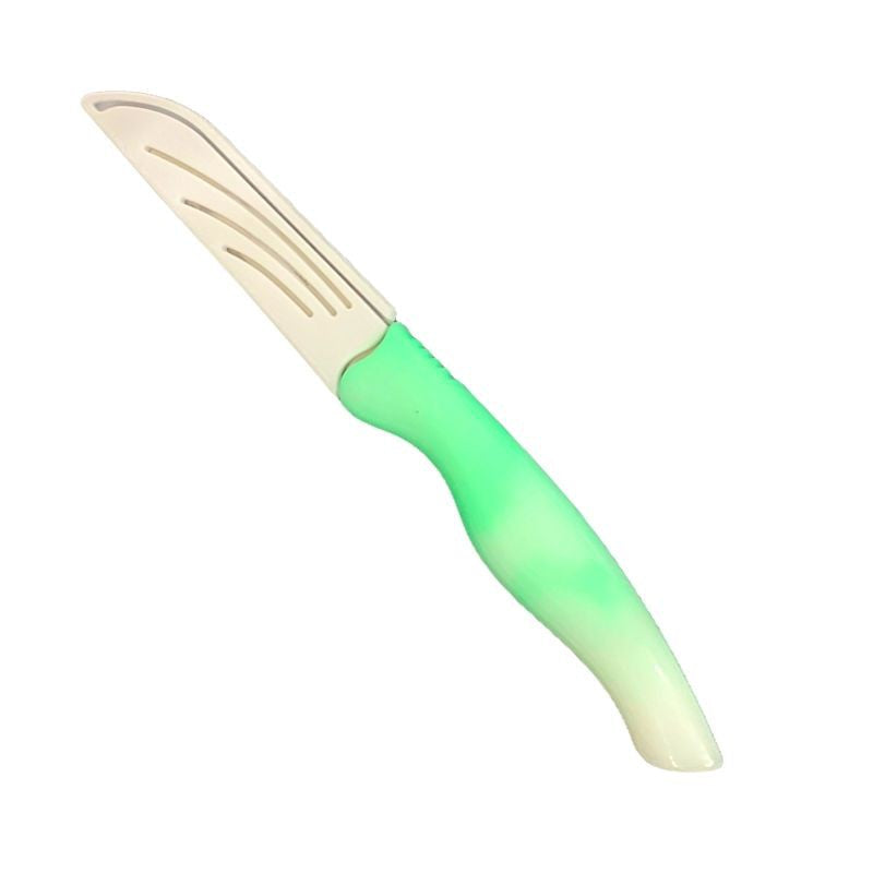 Portable Fruit Knife Stainless Steel Fruits Vegetables Kitchen Knife with Cover Multi-function Peeler