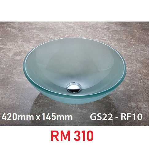 COUNTER TOP / TABLE TOP BASIN ART GLASS BASIN