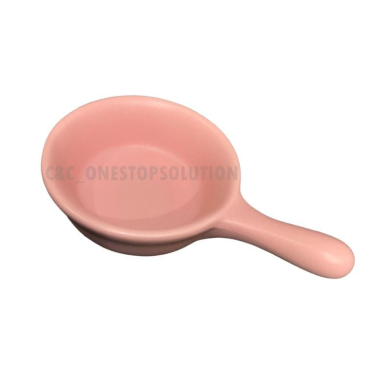 Mini Handled Ramekin Ceramic Sauce Dipping Bowl Sauce Seasoning Kitchen Plate Saucer Plate
