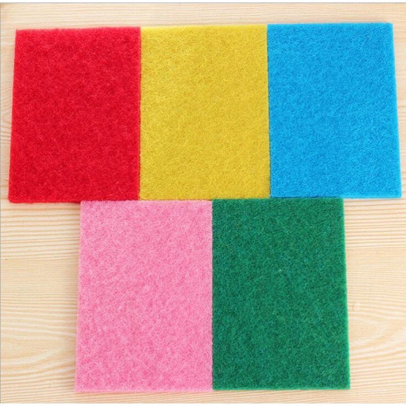5pcs/Set Scouring Pad Dish Cloth Cleaning Wipers kitchen rags Strong Decontamination Dish Towels