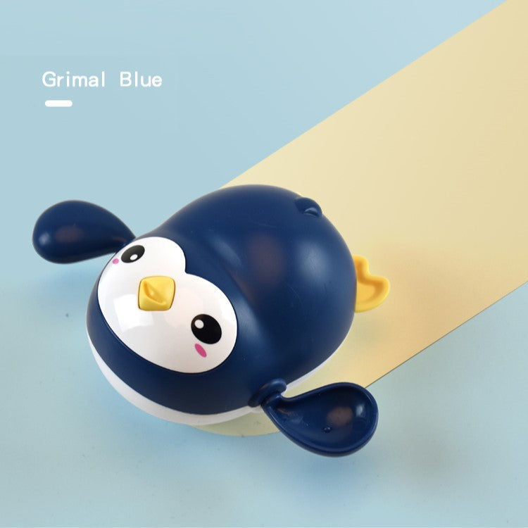Baby Bath Toys Children Cartoon Crab Whale Penguin Swimming Environmental Protection Material Clockwork Winding Drive